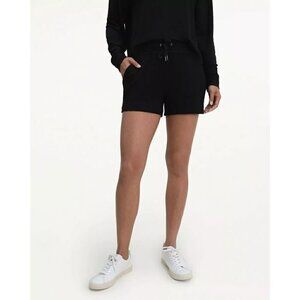 Splendid Black Dream Slub Relay Shorts XXS